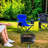 Shameel 6.7" H x 15" W Propane Tabletop Fire Pit with Lid as Lockable Handle for Portable Camping
