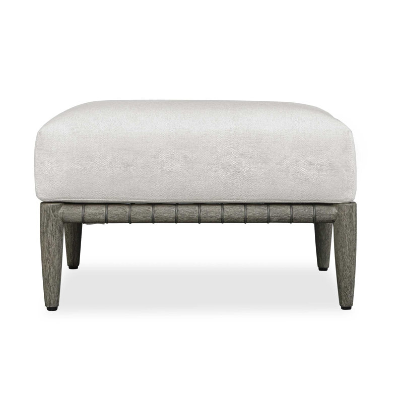 Uttermost Borneo White Cushion Outdoor Ottoman