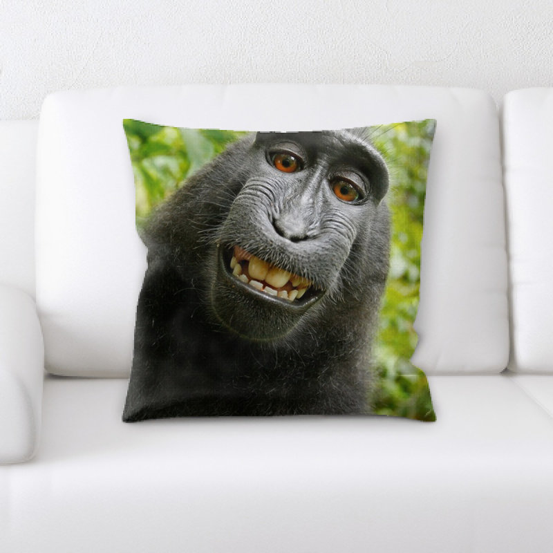 Coussin décoratif selfie