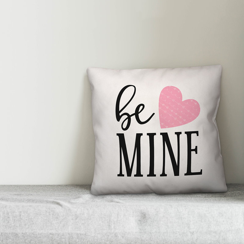  Coussin Be Be Mine, H 20 po x l 20 po