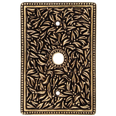 San Michele 1-Gang Coax Wall Plate