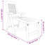 Chaise longue inclinable 61 po Prescillia-1290112673