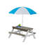 Outdoor Picnic Table , 34.84'' in. W 37'' in. D
