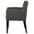 Asfiya Upholstered Dining Arm Chair Grey
