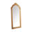 Retro carved arched mirror full-length mirror