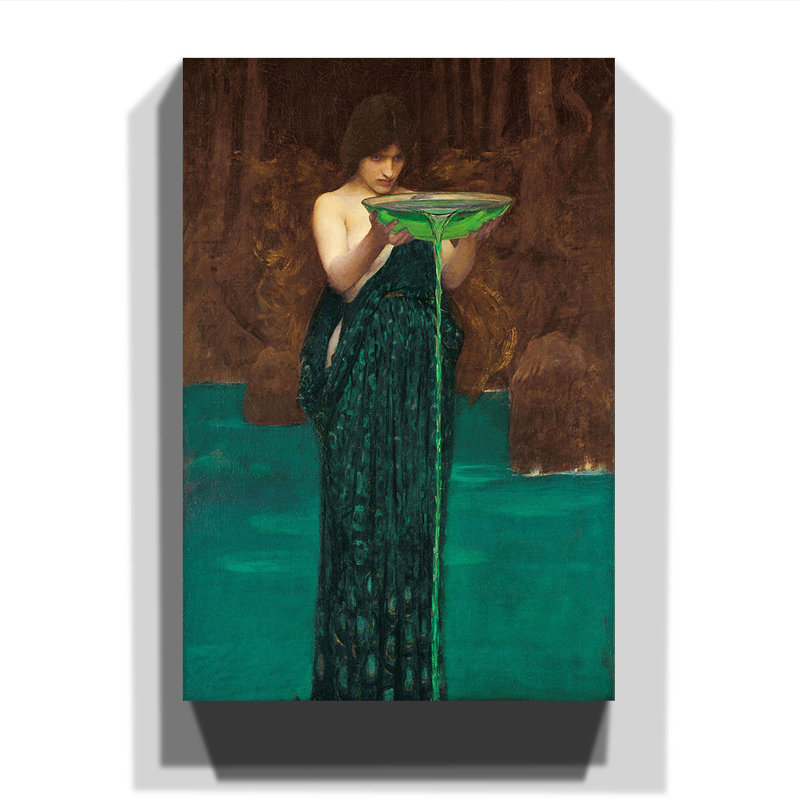 John William Waterhouse - Wrapped Canvas Painting, 100cm H x 70cm W