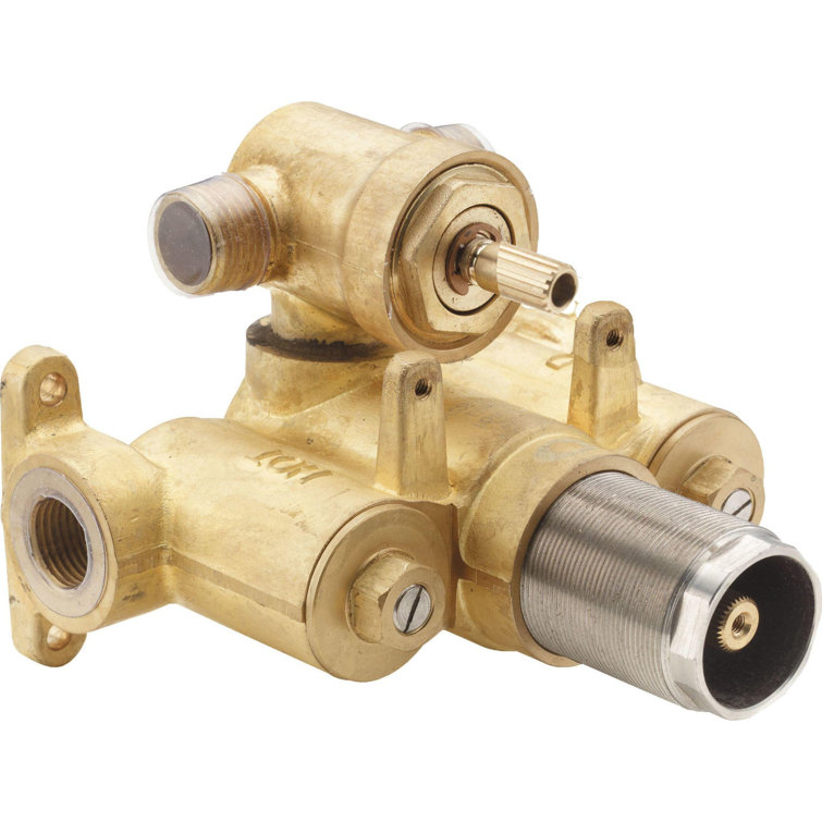 Styletherm® 1/2" Thermostatic Rough Valve With Integral Dual Non-shared Outlets
