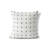 Criss Ivory Charcoal Throw Pillow-107807990