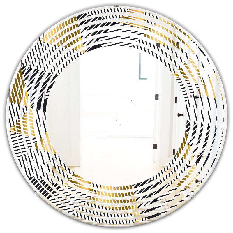 Miroir mural Wave Luxury Waves VI, H 23,6 po x l 23,6 po