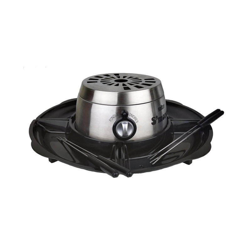 Salton Red and White Stainless Steel S'mores and Fondue Maker