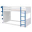Lit superposé simple au-dessus de simple avec tablettes Riey par Sunside Sails-145020223