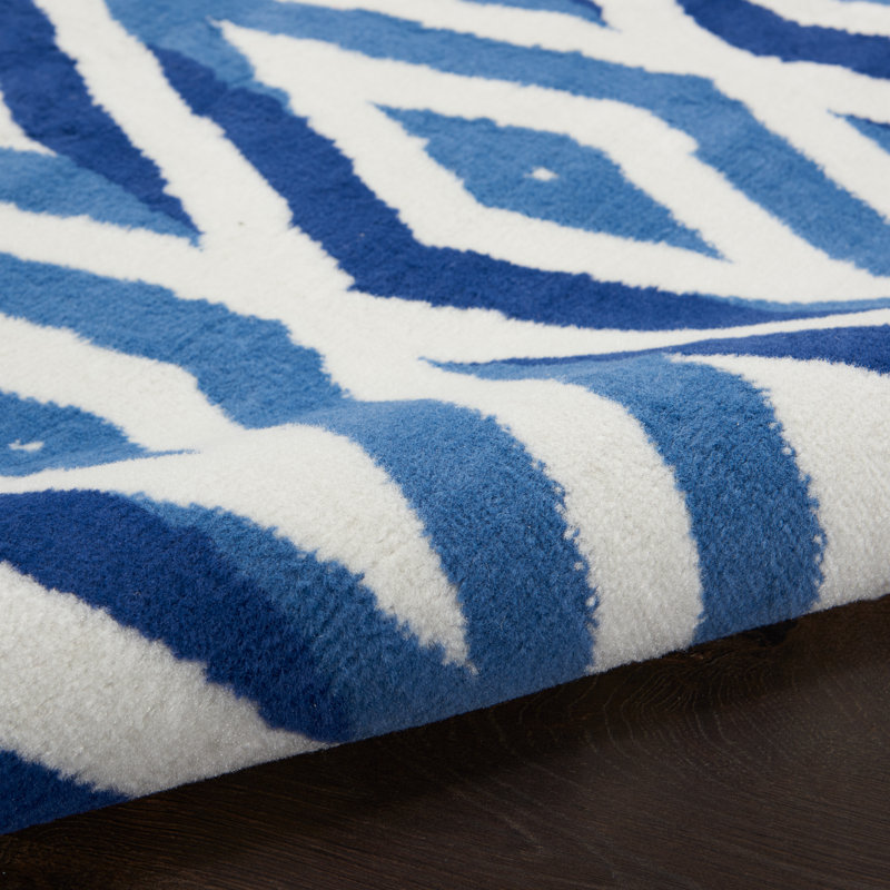 Geometric Indoor Rug, Round 8'