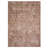  Vintage Tribal Cashmere Washable Red Area Rug - Soft Non Slip Oriental Distressed Design Rug for Living Room, Bedroom, or Study Decor-733734605