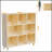 Pine Wood 8-Compartment Storage Cabinet, 44L X 44H Fixed Shelves Organizer For Books, Toys, And Home Décor, Modern Wooden Bookcase, Multi-Compartment Cabinet For Home/Office