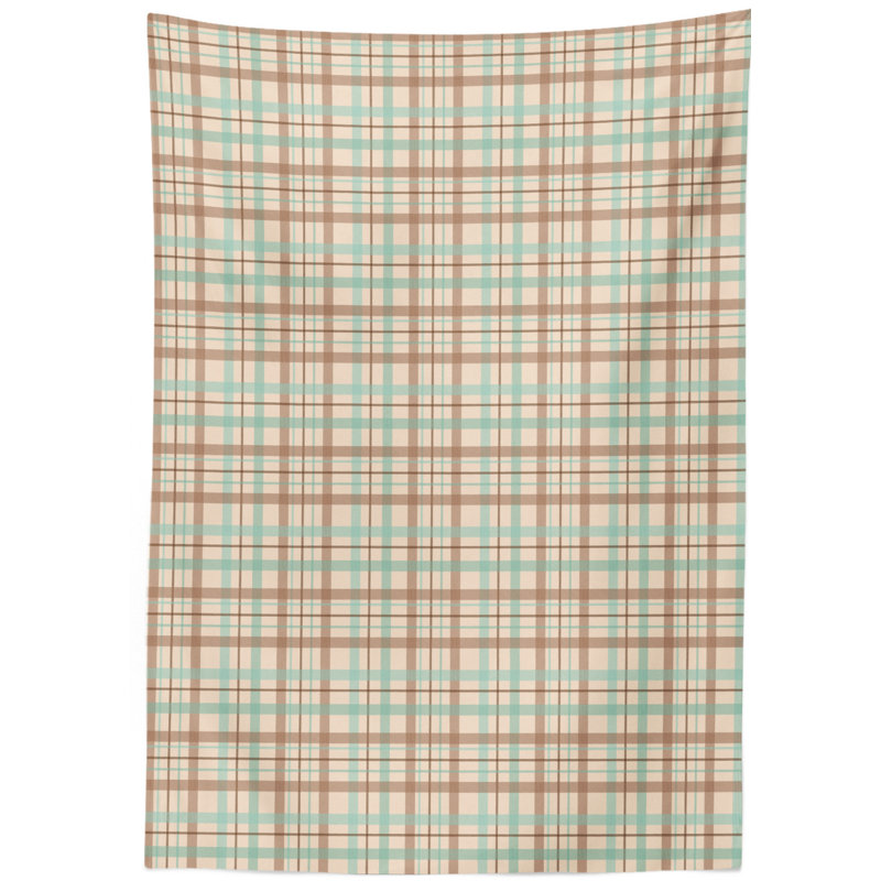 Plaid Tablecloth, 90" L x 60" W