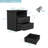 Wooden Nightstand Bedside Table With 2 Drawers, End Table For Bedroom-1883403803