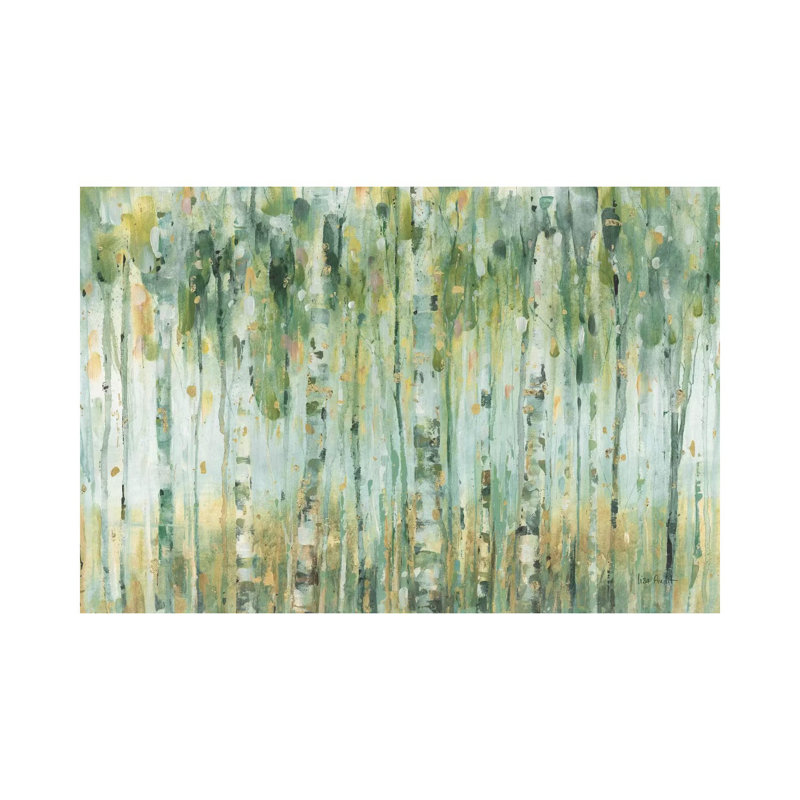 The Forest I by Lisa Audit - Floater Frame Print on Canvas, Wrapped Canvas, 20.32 cm H x 30.48 cm W