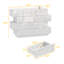 Commode double 8 tiroirs avec surface ultrabrillante-1820104488