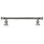 8” C TO C JAMESTOWN SMALL APPLIANCE PULL BURNISH SILVER FINISH