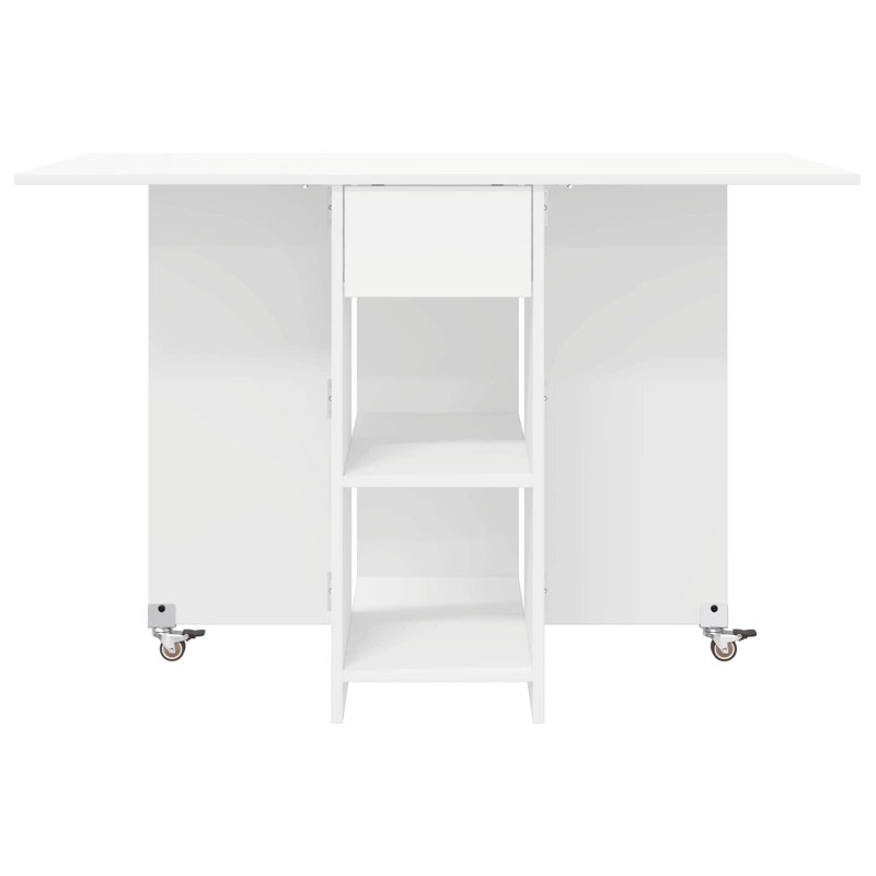 Extendable Dining Table, White