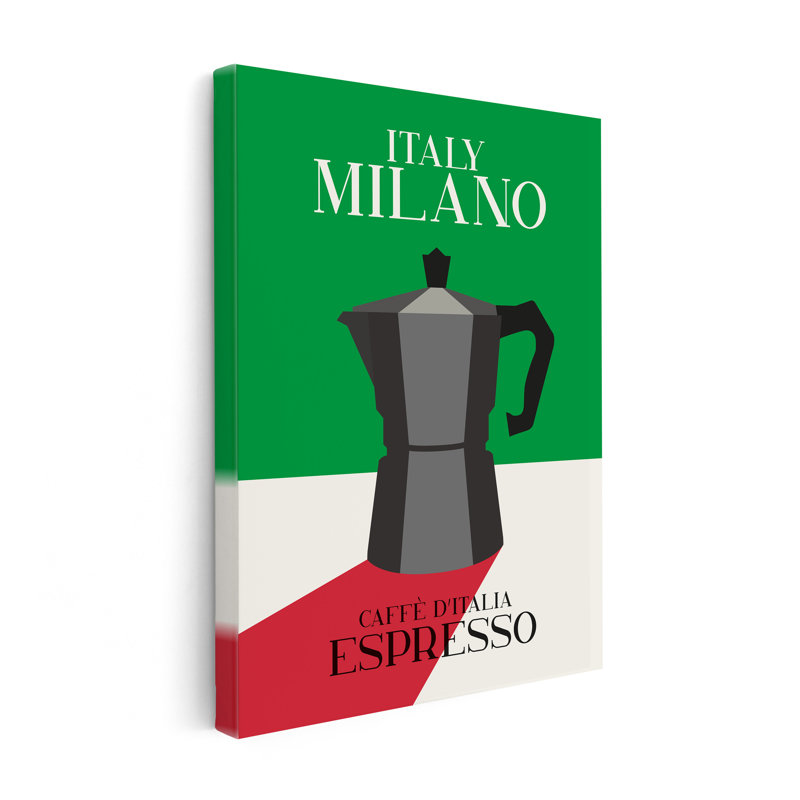 Italy Milano Espresso, Unframed, Canvas, 11"H x 14"W