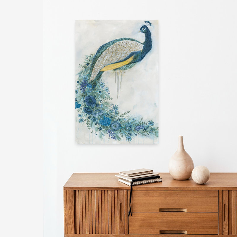 Art floral contemporain fantaisiste, H 24 po x l 16 po