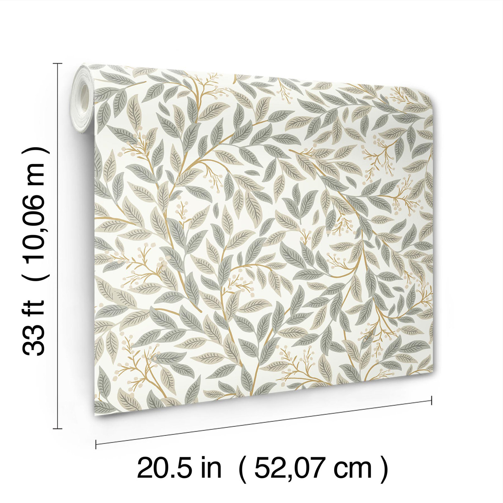 Willowberry Wallpaper, Linen