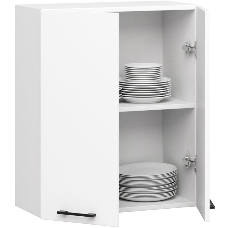 Kuch-Oliwia-Bia Particleboard Wall Unit Cabinet, 72cm H x 60cm W x 30cm D