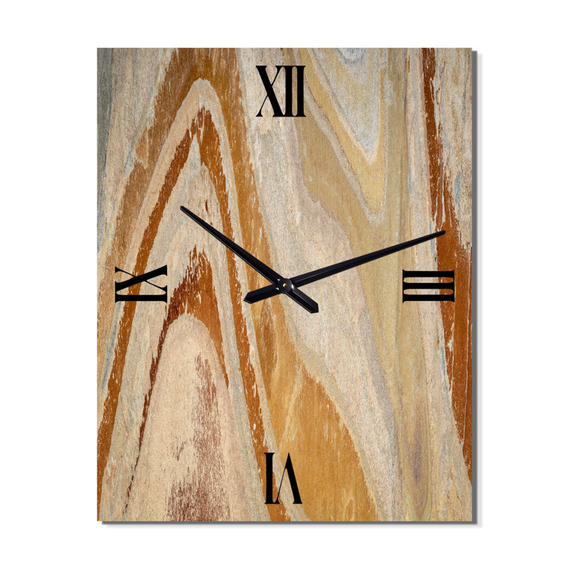 Horloge murale abstraite, Médium