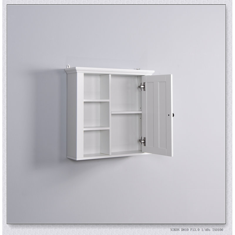 Armoire murale de salle de bain en bois avec une porte 20,86 x 5,71 x 20 pouces