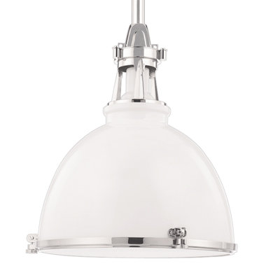 Massena 1 - Light Pendant, Polished Nickel, Polished Nickel