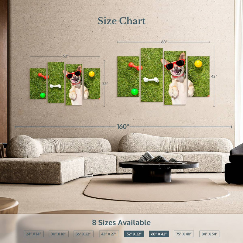 Ketti terrier chihuahua amusant, H 32 po x l 52 po