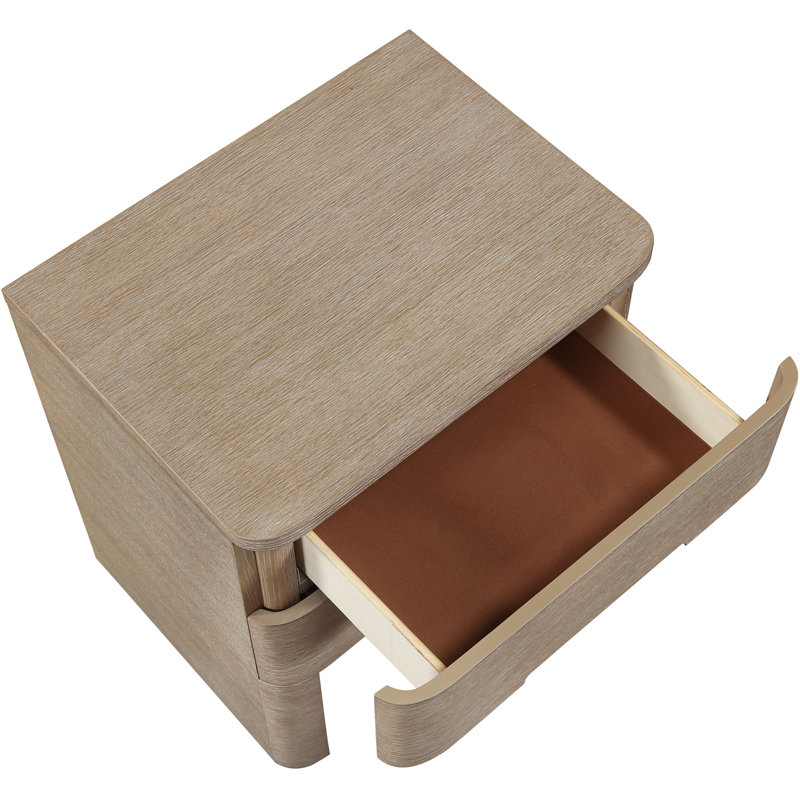 Table de chevet Caswell, Naturel