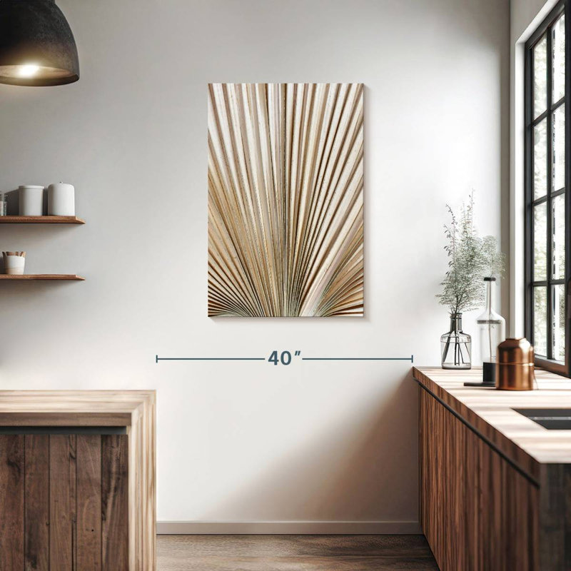 Harnek Dried Palm Leaf, 36" H x 24" W