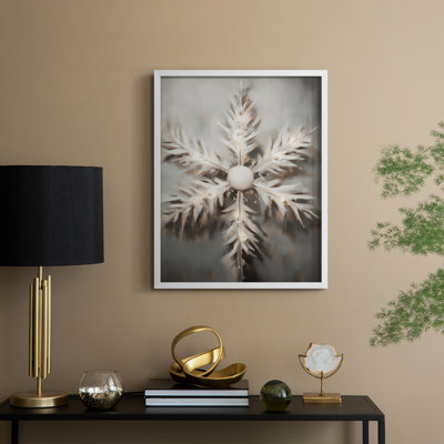 Art des Fêtes de Noël - Série 2 - CECXCVI, reproduction encadrée - bois massif