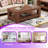 Double Layer MDF Coffee Table, Rectangular Design-1209106997