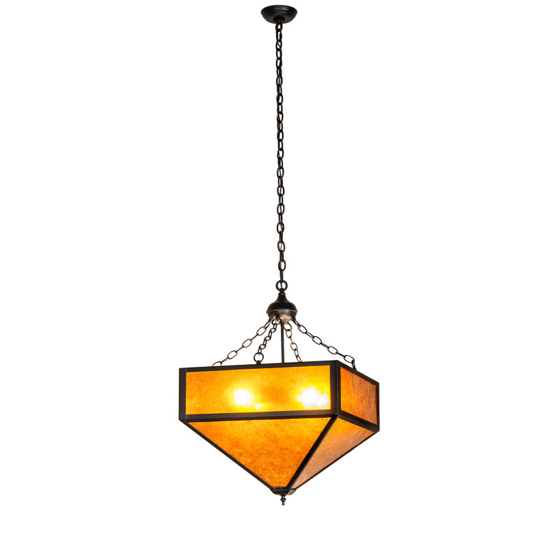 21" Square Mission Prime Inverted Pendant