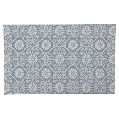 Daisy Tile Non-Skid Bath Mat