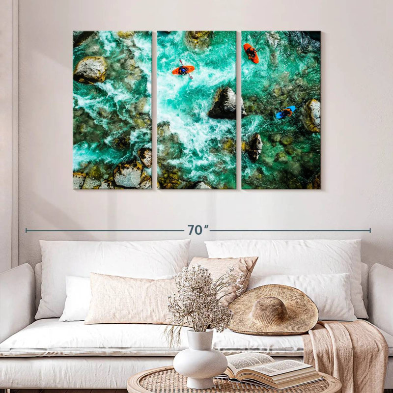 Sireci Soca River Kayaking, 32" H x 50" W