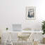 «Blue and Beige New York», reproduction sous verre encadrée, design par Annabelle Hall-358021399-358021397