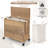 Fabric and Stainless Steel Laundry Hamper-472003999