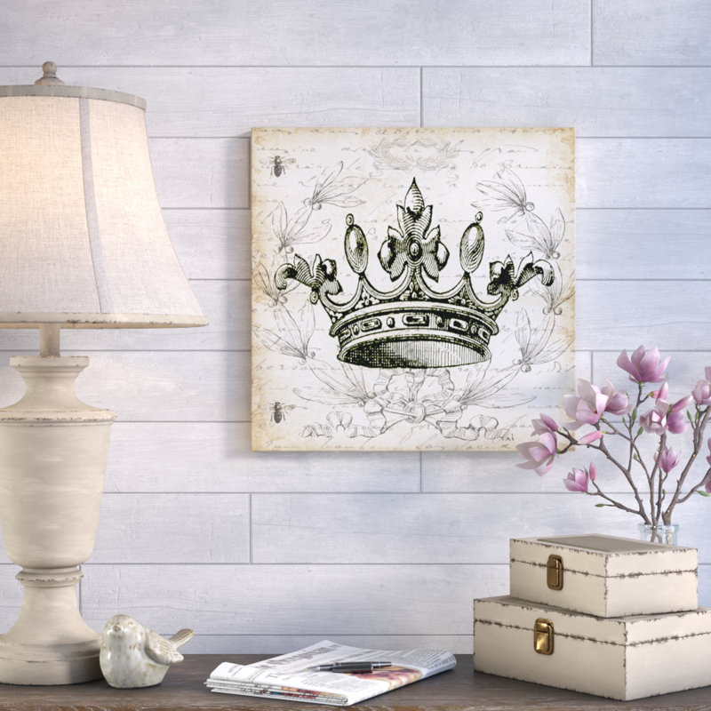 «French Laurel Wreath: Crown II» par Tre Sorelle Studios - impression sur toile tendue, H 12 po x l 12 po
