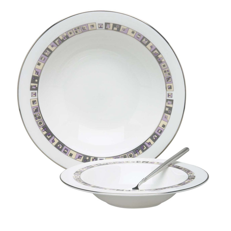 Clarity 21.5cm Bone China Side Plate