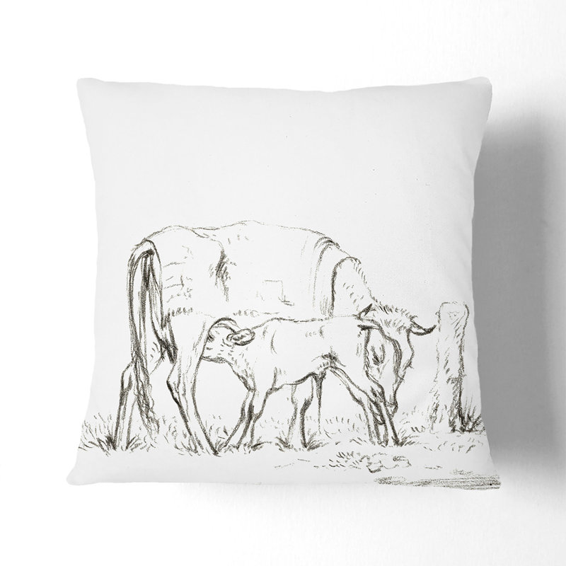 Square Throw Cushion, Black, 40cm H x 40cm W x 15cm D