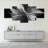 Abstract Gray - 5 Piece Wrapped Canvas Set-599842724