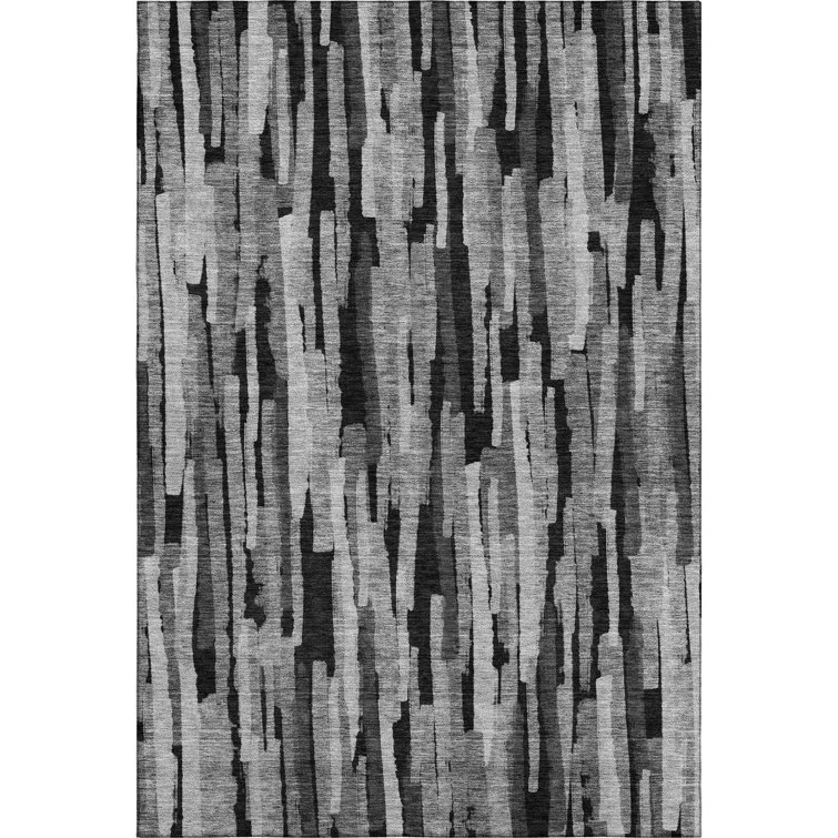 Premium Machine Washable Dahl AMF1079 Stripes Rug