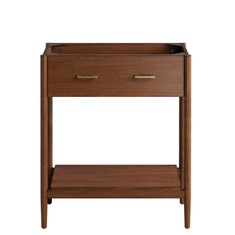 Base de meuble-lavabo simple 29 po Modway Zaire, Noyer