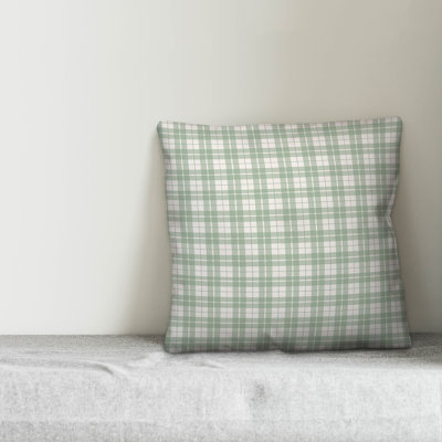 Plaid Throw Pillow