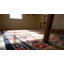 Rustic Light Color Foo Dog Design Antique Chinese Ningxia Hallway Runner Rug