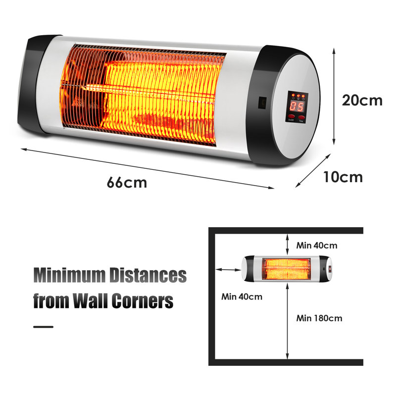 Esai Electric Ceiling Mounted Patio Heater